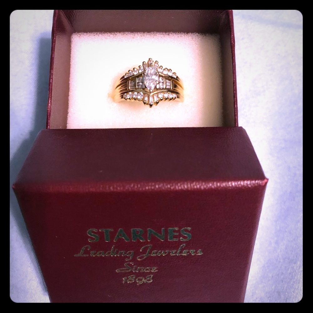 Wedding band set